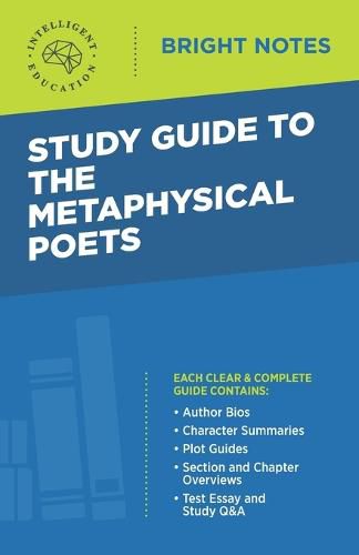 Cover image for Study Guide to The Metaphysical Poets