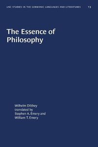 Cover image for The Essence of Philosophy