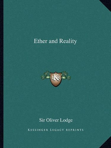 Cover image for Ether and Reality