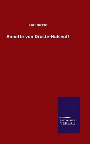 Cover image for Annette von Droste-Hulshoff