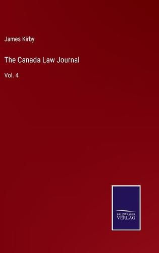 Cover image for The Canada Law Journal: Vol. 4