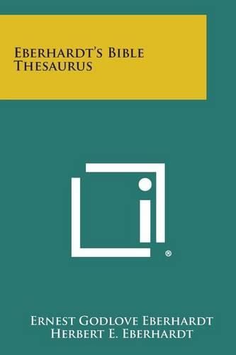 Cover image for Eberhardt's Bible Thesaurus