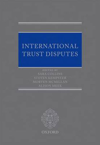 Cover image for International Trust Disputes