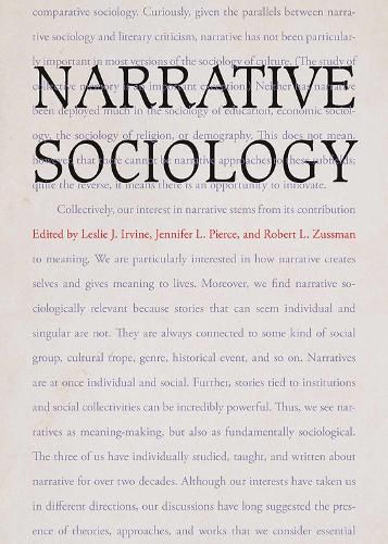 Cover image for Narrative Sociology