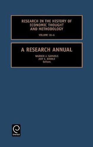 Cover image for A Research Annual