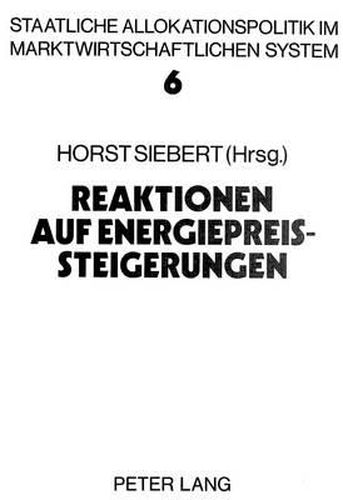 Cover image for Reaktionen Auf Energiepreissteigerungen