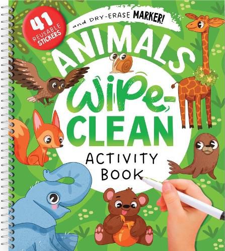 Cover image for Animals Wipe-Clean Activity Book