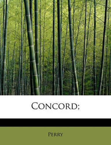 Cover image for Concord;