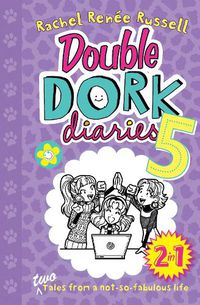 Cover image for Double Dork Diaries #5: Drama Queen and Puppy Love