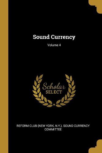 Cover image for Sound Currency; Volume 4