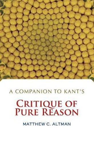 Cover image for A Companion to Kant's Critique of Pure Reason