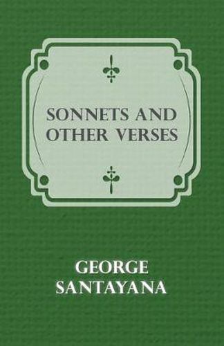 Cover image for Sonnets and Other Verses