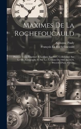 Cover image for Maximes De La Rochefoucauld