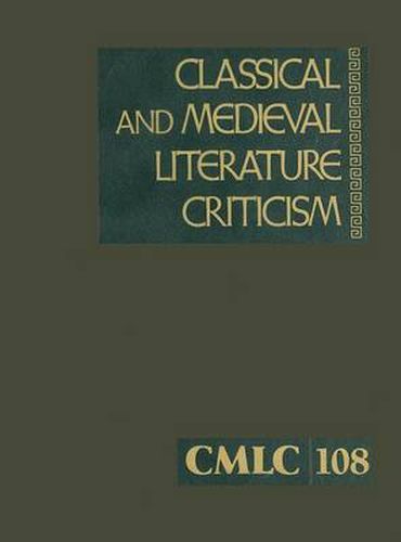 Cover image for Classical and Medieval Literature Criticism