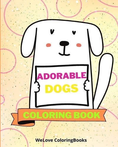 Cover image for Adorable Dogs Coloring Book