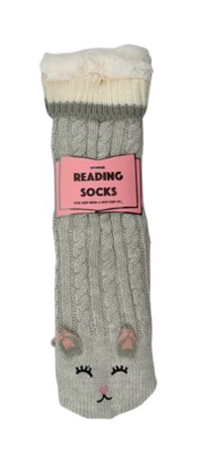 Reading Socks – Grey Cat Women