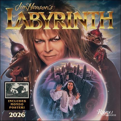 Cover image for Jim Henson's Labyrinth 2026 Wall Calendar (Includes Full-Color Poster)