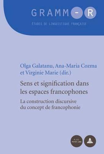 Cover image for Sens Et Signification Dans Les Espaces Francophones: La Construction Discursive Du Concept De Francophonie