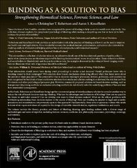 Cover image for Blinding as a Solution to Bias: Strengthening Biomedical Science, Forensic Science, and Law