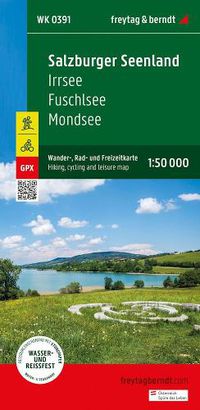 Cover image for Salzburg Lake District, hiking, cycling and leisure map 1:50,000, freytag & berndt, WK 0391