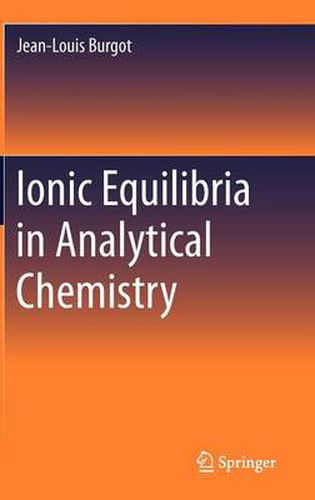 Ionic Equilibria in Analytical Chemistry