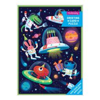 Cover image for Cosmic Party Greeting Card Puzzle