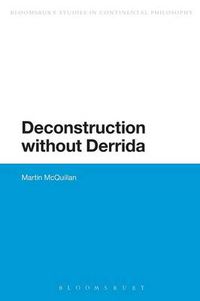 Cover image for Deconstruction without Derrida