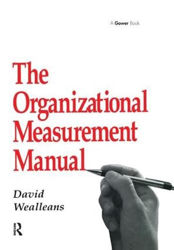 Cover image for The Organizational Measurement Manual