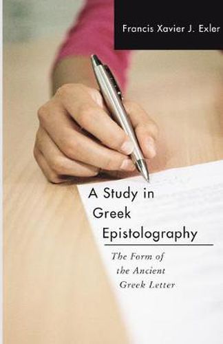 Cover image for A Study in Greek Epistolography