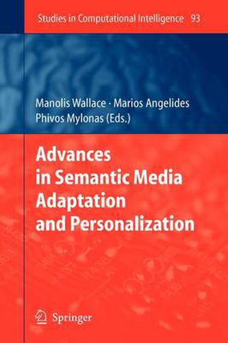 Cover image for Advances in Semantic Media Adaptation and Personalization