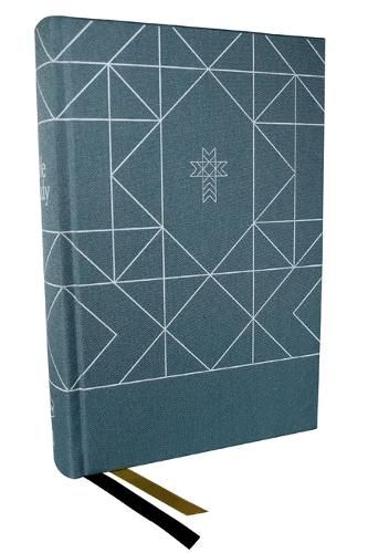 Cover image for NKJV, The Bible Study Bible, Cloth over Board, Blue, Comfort Print