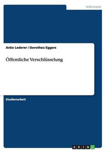 Cover image for OEffentliche Verschlusselung