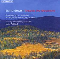 Cover image for Groven Symphony No 1 Norwegian Symphonic Dance Nos 1 & 2