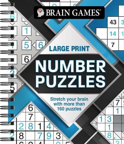 Cover image for Brain Games - Large Print Number Puzzles