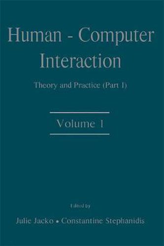 Cover image for Human-Computer Interaction: Theory and Practice (part 1), Volume 1