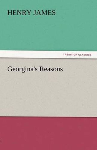 Cover image for Georgina's Reasons