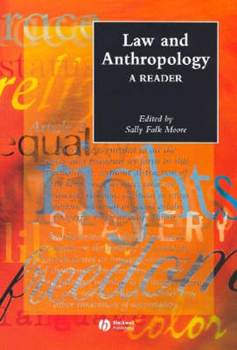 Cover image for Law and Anthropology: A Reader
