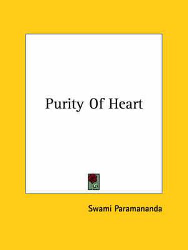 Cover image for Purity of Heart