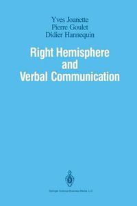 Cover image for Right Hemisphere and Verbal Communication