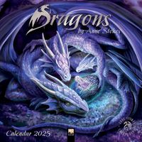 Cover image for Dragons by Anne Stokes Wall Calendar 2025 (Art Calendar)