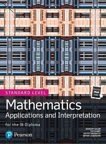 Cover image for Mathematics Applications and Interpretation for the IB Diploma Standard Level