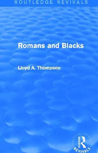 Cover image for Romans and Blacks (Routledge Revivals)