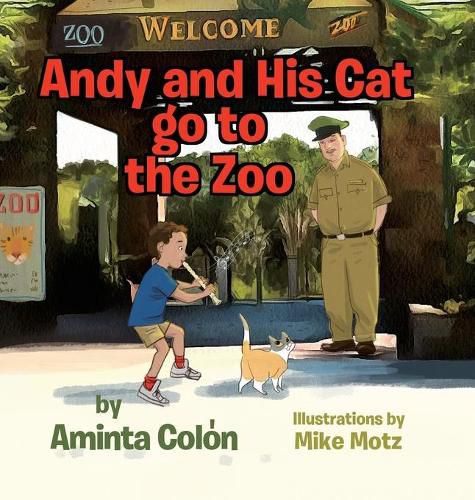 Cover image for Andy and His Cat go to the Zoo