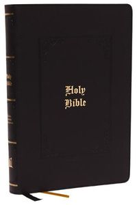 Cover image for KJV, Large Print Center-Column Reference Bible, Leathersoft, Black, Red Letter, Thumb Indexed, Comfort Print: Holy Bible, King James Version