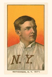 Cover image for Vintage Journal Early Baseball Card, Christy Mathewson