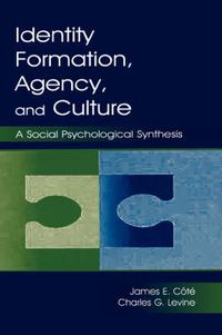 Cover image for Identity, Formation, Agency, and Culture: A Social Psychological Synthesis