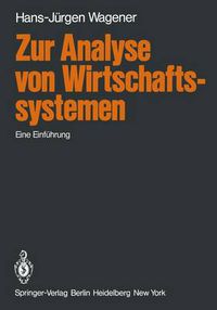 Cover image for Zur Analyse von Wirtschaftssystemen