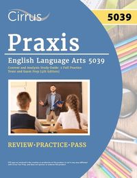 Cover image for Praxis English Language Arts 5039 Content and Analysis Study Guide