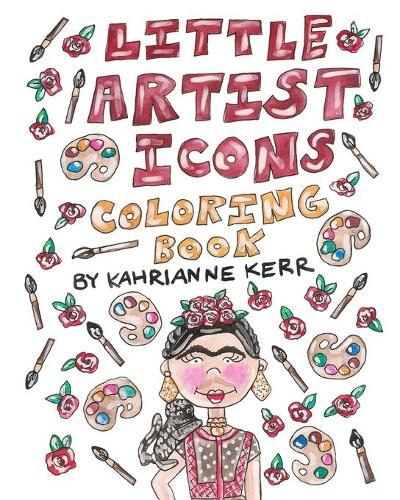 Cover image for Little Artist Icons Coloring Book