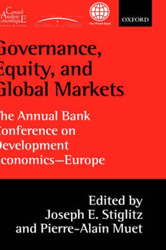 Cover image for Governance, equity and global markets: The Annual Bank Conference on Development Economics - Europe